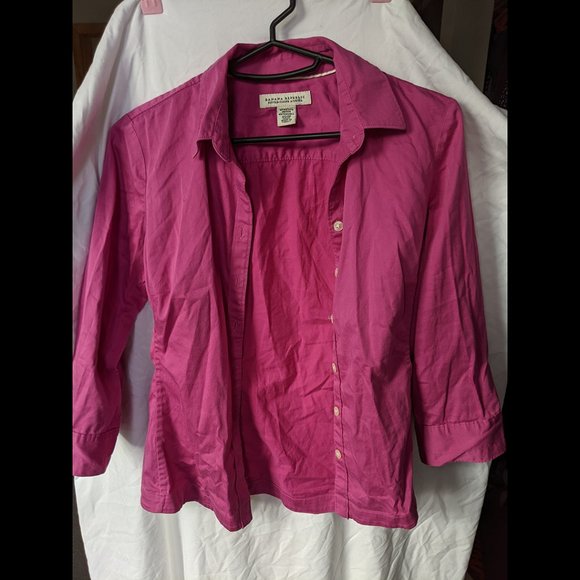 Banana Republic Pink Button Down Shirt - Picture 6 of 7